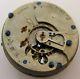Pocket Watch Movement 18s Rockford Illinois Model 6 Exposed Escapement