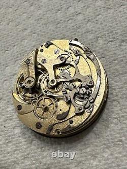 Pocket Watch Movement Chrono Chronograph