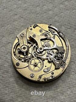 Pocket Watch Movement Chrono Chronograph