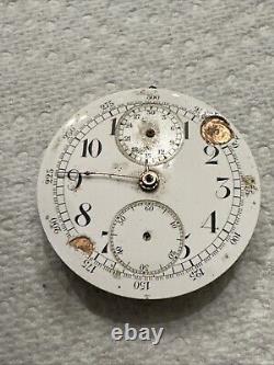 Pocket Watch Movement Chrono Chronograph