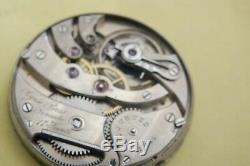 Pocket Watch Movement High Grade Marked Ryrie Bros Toronto agazis jewel (B153)