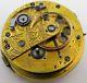 Pocket Watch Movement S. I. Tobias At Liverpool, Chain Fusee & Dustcover