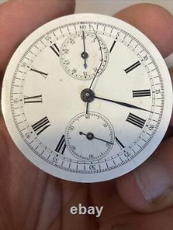 Pocket Watch Movement Split Seconds Chronograph Mechanical