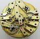 Pocket Watch Swiss Jump Second Movement. Complete & Functional Diam. 43 Mm