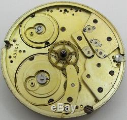 Pocket Watch Swiss Jump second movement. Complete & functional diam. 43 mm