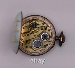 Pocket Watch Swiss Movement & Case Silver 0.935 Three Bears c. 1888-1914