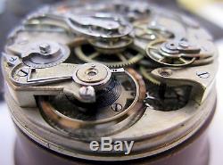 Pocket Watch Swiss split second movement OF 43.1 millimeters
