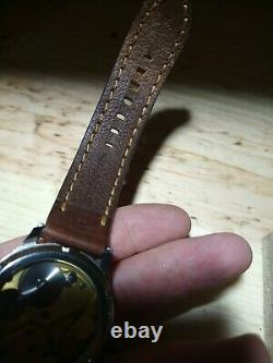 Pocket watch movement converted into wrist watch