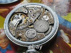 Pocket watch movement molnija 3602 15 rubies 1955 36,6 mm