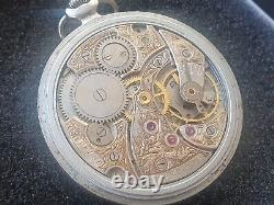 Pocket watch movement molnija 3602 15 rubies 1955 36,6mm