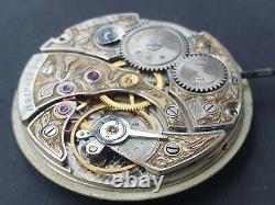 Pocket watch movement molnija 3602 15 rubies 1956 37mm