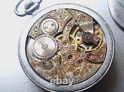 Pocket watch movement molnija 3602 15 rubies 1965 36,6mm