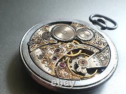 Pocket watch movement molnija 3602 15 rubies 1965 36,6mm