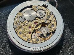 Pocket watch movement molnija 3602 18 rubies 36,6 mm