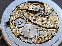 Pocket watch movement molnija 3602 18 rubies 36,6 mm