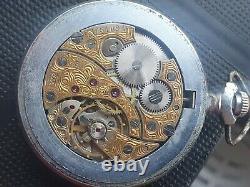 Pocket watch movement molnija 3602 18 rubies 36,6mm. Excellent accuracy