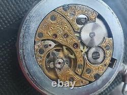 Pocket watch movement molnija 3602 18 rubies 36,6mm. Excellent accuracy