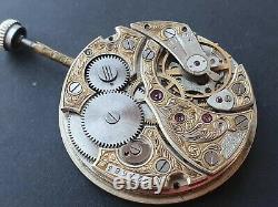 Pocket watch movement molnija 3602 18 rubies 37mm