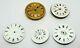 Pocket Watch Movements 2x Key Winding Mid Size + 3 Dials Antique