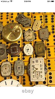 Pocket watch windup watch repair man dream lot art deco victorian MA 012723@
