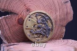 QUARTER REPEATER HIGH GRADE POCKET WATCH MOVEMENT 47.6mm FOR REPAIR (KI)