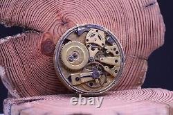 QUARTER REPEATER HIGH GRADE POCKET WATCH MOVEMENT 47.6mm FOR REPAIR (KI)