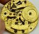 Qing Dynasty Bovet Chinese Duplex Style Engraved Movement. Rare