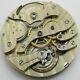 Quality Agassiz Pocket Watch Movement For Parts. Of 41.4 Mm Fit Open Face Case