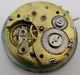 Quality Pocket Watch Movement 17 Jewels For Parts. Hc