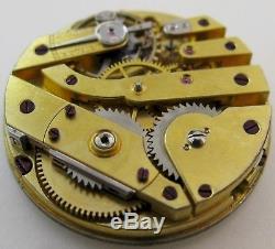 Quality Pocket Watch Movement. Wolf tooth ratchet wheel. HC