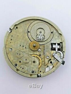 Quality Swiss Helical Hairspring Detent Escapement Pocket Watch Movement (R72)