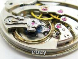 Quality Tiffany Agassiz Pocket Watch Movement for parts. 38.7 mm fit Open Face