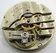 Quality Tiffany Pocket Watch Movement. Wolf Tooth Ratchet Wheel