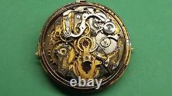 Quarter Repeater Chronograph Full Calendar Pocket Watch Movement Running