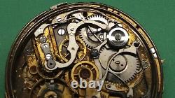 Quarter Repeater Chronograph Full Calendar Pocket Watch Movement Running