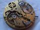 Quarter Repeater Pocket Watch Movement Stem To 3 Some Parts Missing To Restore