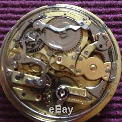 Quarter Repeater movement, clean, functioning, centre second, complete