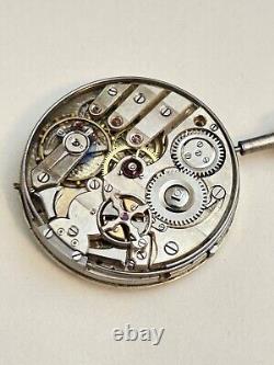 Quarter repeater pocket watch movement 45mm working need service rare