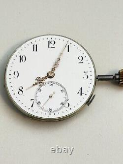 Quarter repeater pocket watch movement 45mm working need service rare