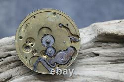 RARE ANTIQUE MOVEMENT COLUMBUS Ohio POCKET WATCH 28424 (E3E2)