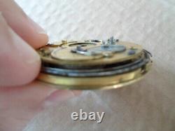 RARE Antique Verge Fusee Repeatir Movement for Pocket Watch