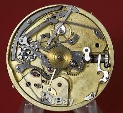 RARE CHARLES FRODSHAM CHRONOGRAPH HUNTING MOVEMENT with 60 MINUTE REGISTER