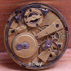 REPEATER POCKET WATCH MOVEMENT SWISS HIGH GRADE KEYWIND 49.8mm #1730 (A17)