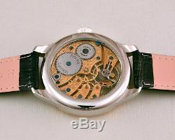 ROLEX LEVER Maxi Skeleton HAND-ENGRAVED ART movement Pocket Watch 1920s