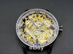 ROLEX MASONIC Skeleton Elegant Marriage Pocket Watch Movement