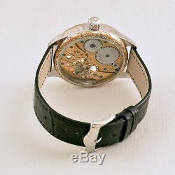 ROLEX Maxi Skeleton Eagle VS. Snake HAND-ENGRAVED ART movement Pocket Watch 1920