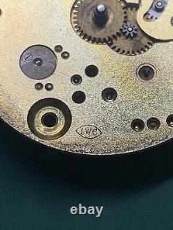 RUNNING 27mm International Watch Company Brevet 31457 pocket watch movement