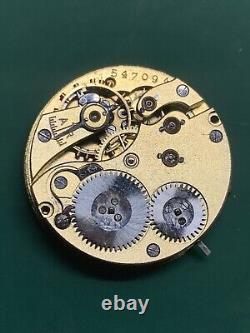 RUNNING 27mm International Watch Company Brevet 31457 pocket watch movement