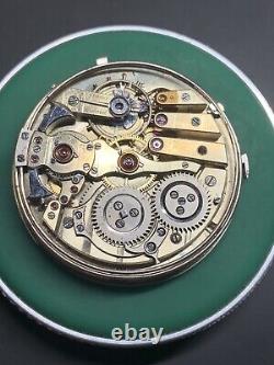 RUNNING LeCoultre quarter repeater wolfs-teeth pocket watch movement see desc