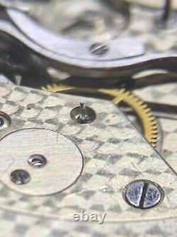 RUNNING LeCoultre quarter repeater wolfs-teeth pocket watch movement see desc